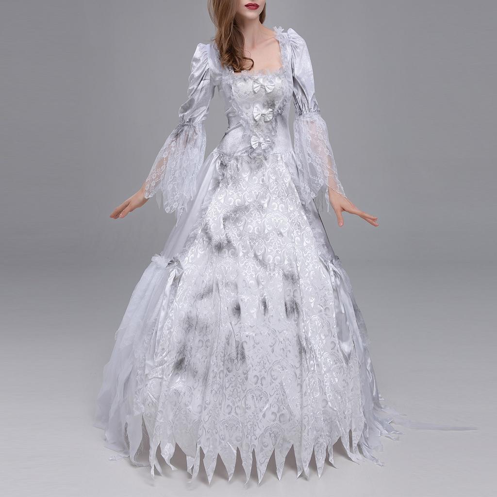 Женские костюмы на Хэллоуин Cos Sexy Long Skirt Dress Costume