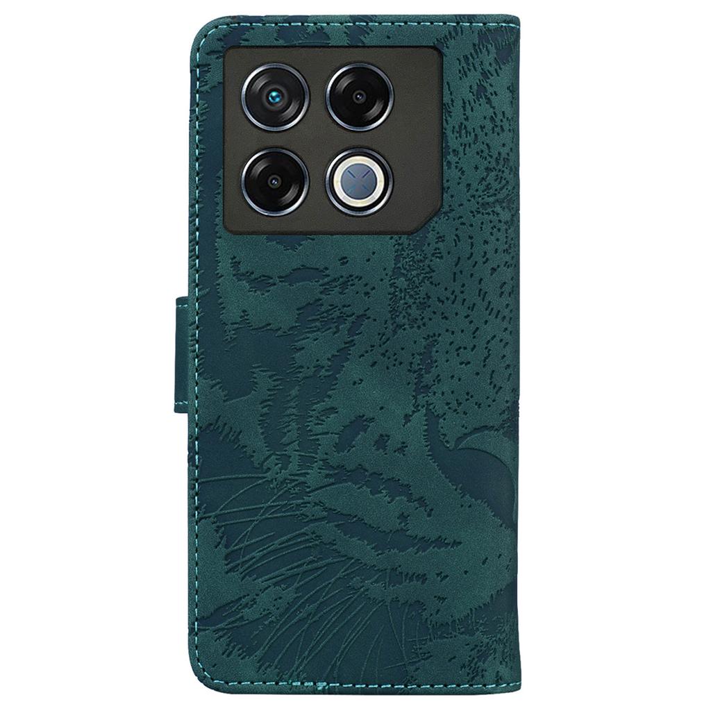 Чехол для Infinix GT 20 Pro 5G Кожаный чехол для телефона с тигровым узором Магнитная застежка с двух сторон