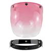Retro Helmet Bubble Goggles 3/4 Helmet Wave Goggles Half Helmet Windproof Universal Transparent Lens Sunglasses