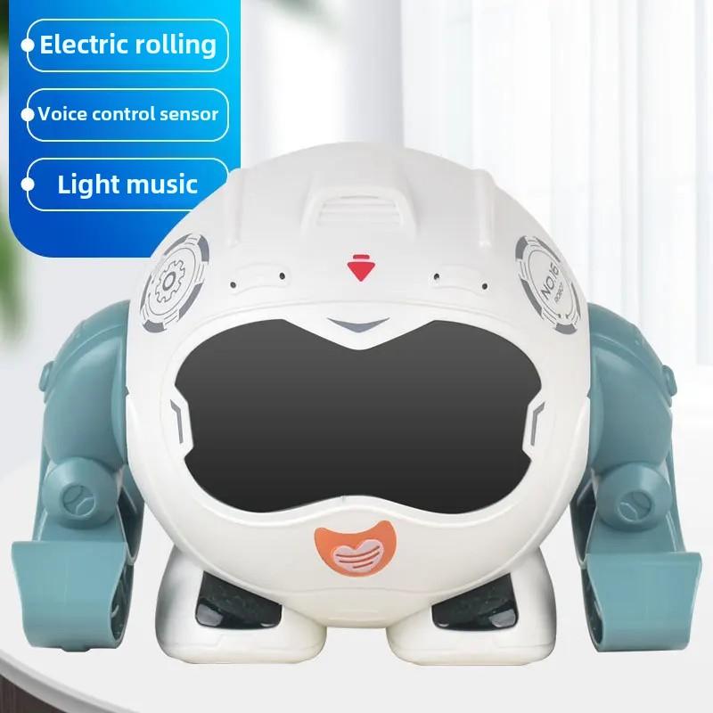 Маленький Живой Робот Подарок: Детская электрическая качающаяся игрушка с музыкой и светом