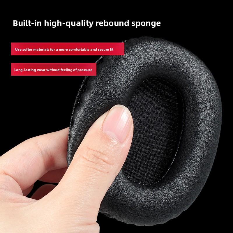 Replacement Ear Pads Cushions for Marshall Monitor1 Wireless/Wired Over-Ear Headphones Noise Isolation Foam