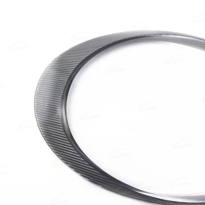 For Porsche 997 911 Carrera 2006-2012 Car Headlight Lens Replacement Cover Lampshade Headlight Covers Grey Edge Headlight Glass