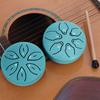 3 Inches 6 Notes Rain Drum for Outside Steel Tongue Drum Percussion Musical Instruments for Yoga Meditation Unique Gift