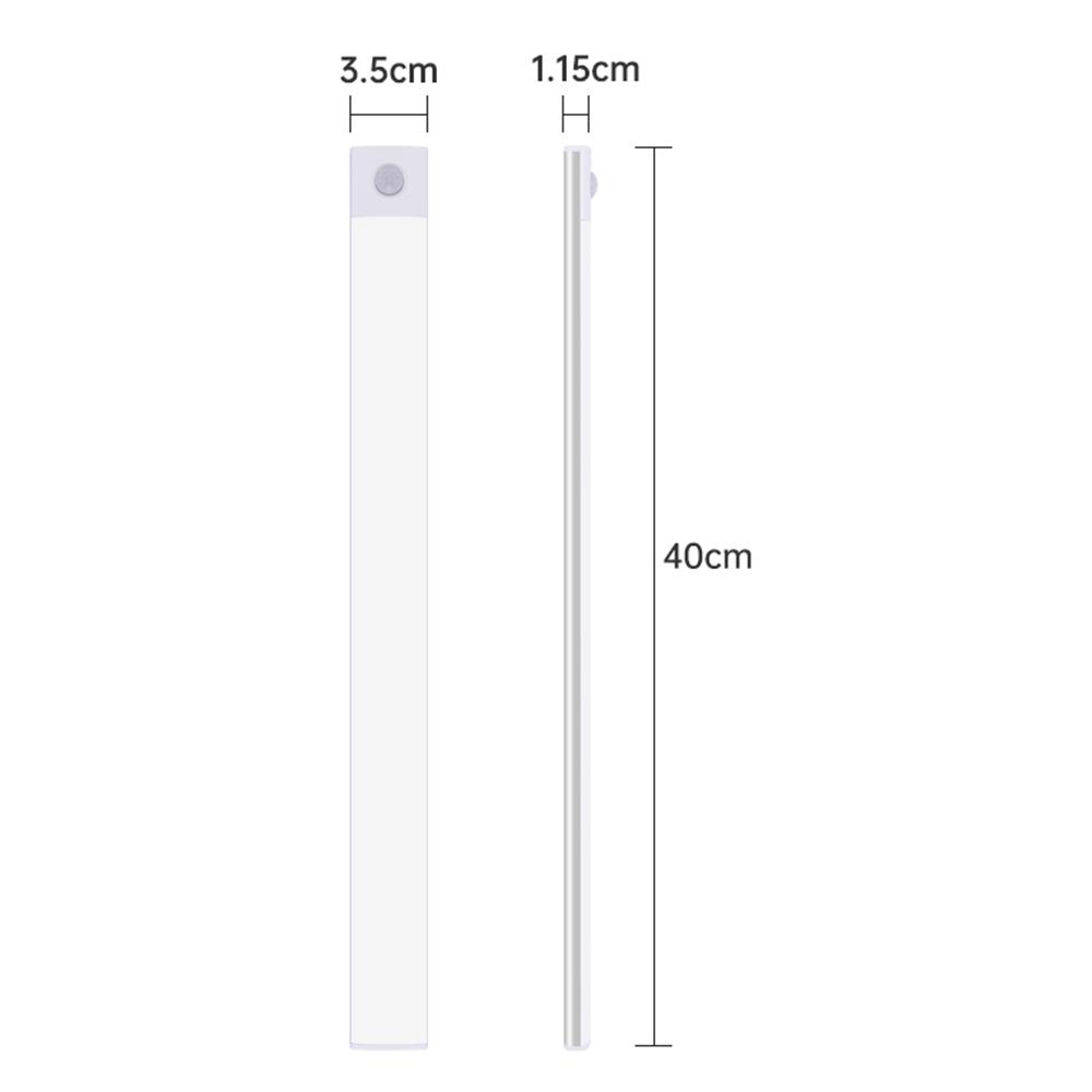 Ultra Thin LED Motion Sensor Cabinet Light USB Rechargeable 3 Magnetic Night Lamp for Kitchen Wardrobe