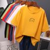 Kawaii Summer T Shirt Women Oversized Soft Tees Cotton Loose Bouses Tops