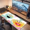 Sesame Street Print  Cushion Non-slip Laptop Tablet Big Mousepad XXL Mat Mini PC Playmat With Lock edge