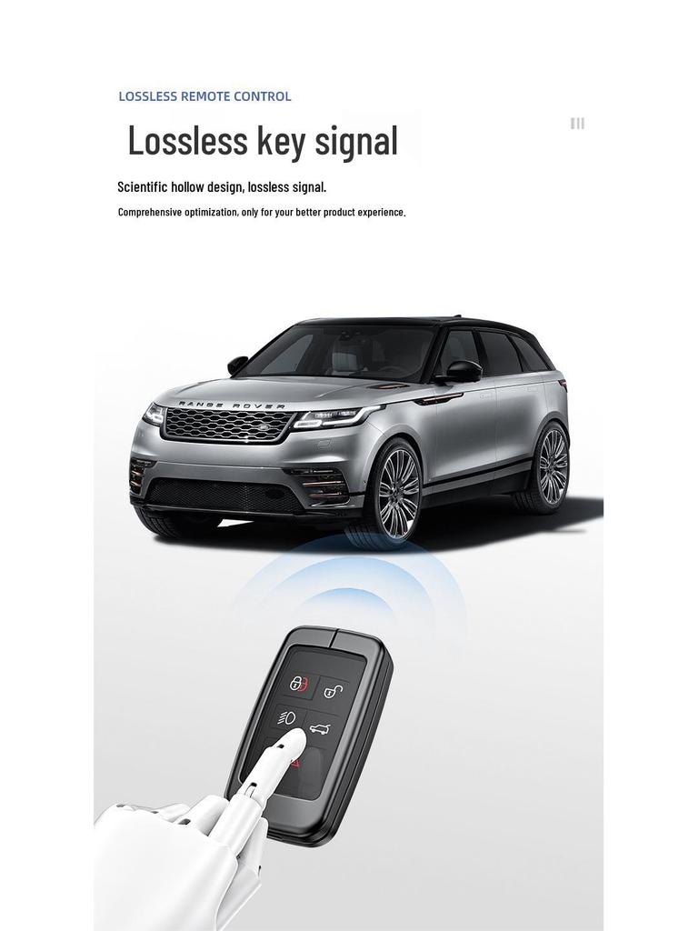 Aluminum Alloy Key Case for 20 Land Rover & Jaguar Models