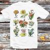 230 Gsm 100% Cotton Flowers Sunflower Rose Tulip T Shirt Vintage Retro Cool Gift Mens Womens Unisex Cartoon Anime Top Tee B678