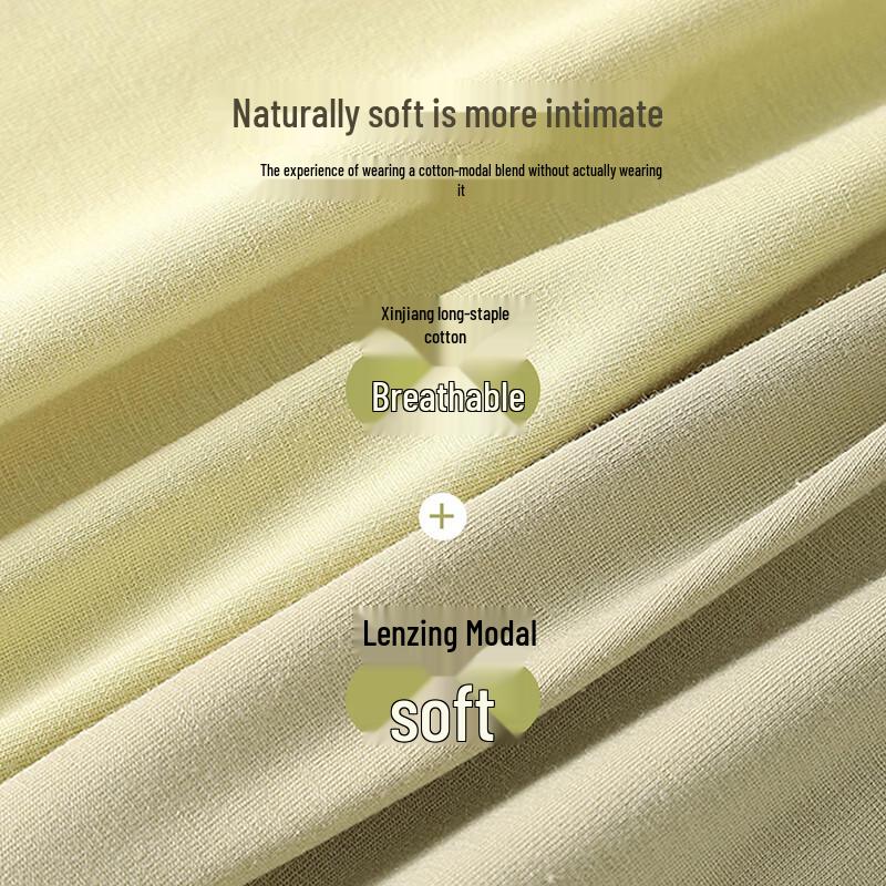 YOUNGYELL Women's Seamless Antibacterial Cotton Blend Mid-Rise Underwear (3-Pack)