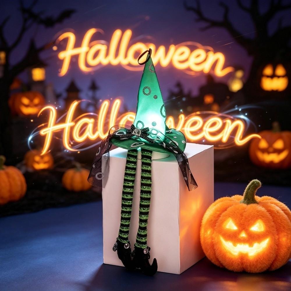 Striped Long Legs Long Leg Witch Hanging Ornament Party Witch Leg Pendant Haunted Escape Room