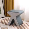 Nordic Shoes Changing Stool Doorway Living Room Creative Cloth Technology Short Stool Light Luxury Dressing Room Small Stools