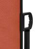 Retractable Side Awning Terracotta Red 160 x 1200 cm