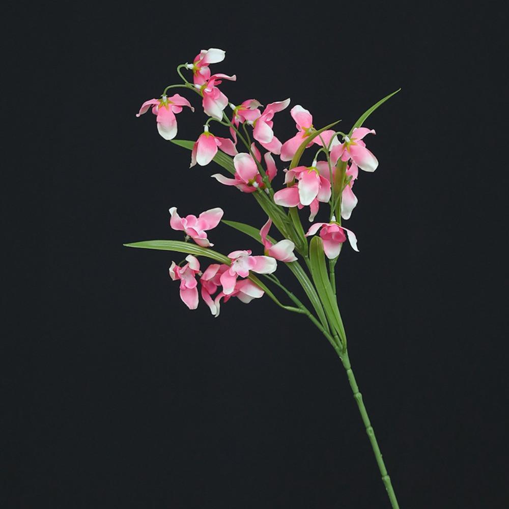 1pcs 50cm Flower Branches Simulation Flowers Multi-functional Artificial Orchid Photograph Props