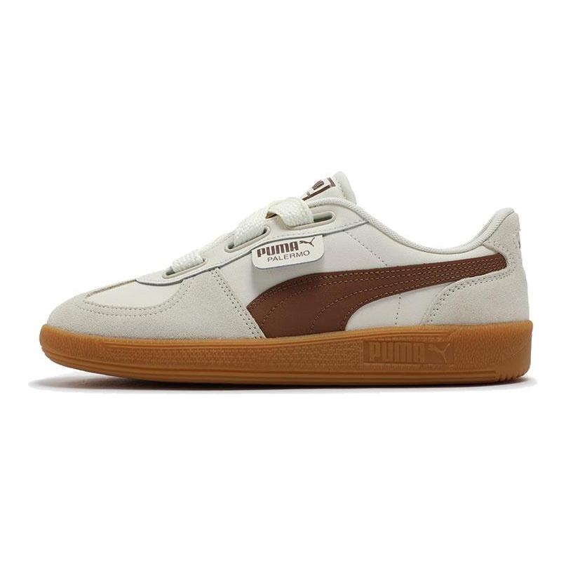 Puma Женские кроссовки Palermo Wide Lace SD Frosted Ivory Brown Mushroom Cream 402109-03