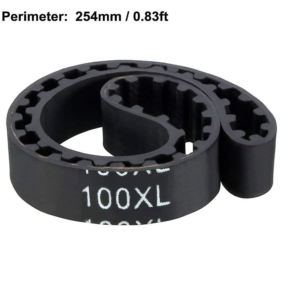 Черный приводной зубчатый ремень шириной 10 мм, синхронный замкнутый контур, шкивы ремня ГРМ, передача мощности