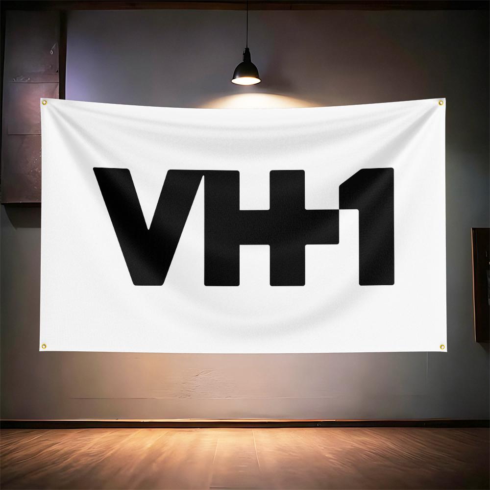 Rock Music Flag 3x5ft For Vh1 Fans Banner Hd Print Brass Grommet Garage Bedroom Living Room Dorm Wall Decor Tapestry