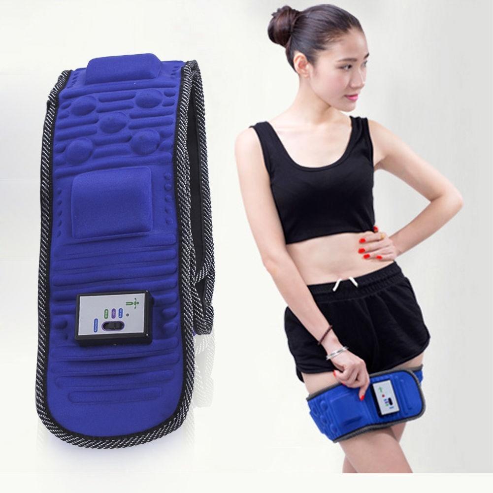 Weight Loss Device Electric Vibrating Massager Belt for Lose Weight Heat Function Slimming Belt