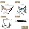 MRG 3way Hammock Freestanding Chair Hanging Rack для использования в помещении и на открытом воздухе Портативный складной подвесной стул Чехол для переноски Solo Camping Single Camping