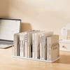 With Storage Box Bookend Book Holder Save Space Books Storage Rack Desk Stand Bookshelf  Documents