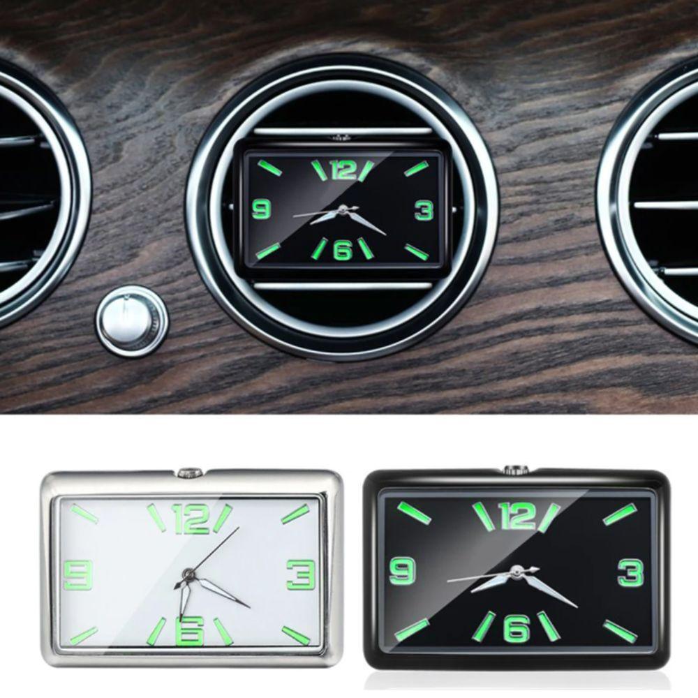 Светящаяся стрелка Часы для автомобиля Легкий дизайн Кварцевые аналоговые часы Автомобильные кварцевые часы Интерьер автомобиля