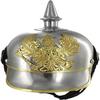 German Pickelhaube Military Helmet, STEEL Imperial Prussian Officer Spiked WWI , WWII Helmets Replica