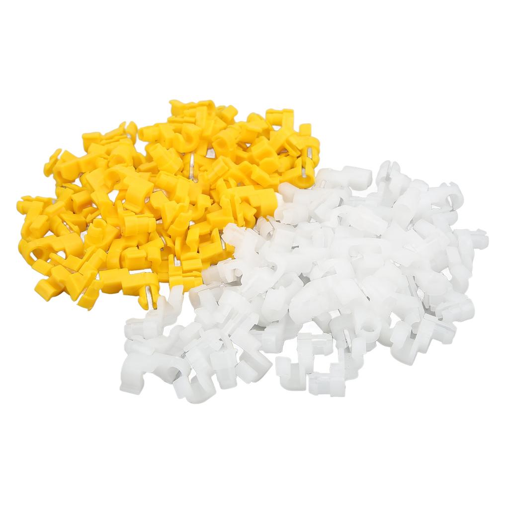 100pcs Door Lock Rod Clip 69293?12030 Left Right Yellow White Replacement for Camry Celica Corolla