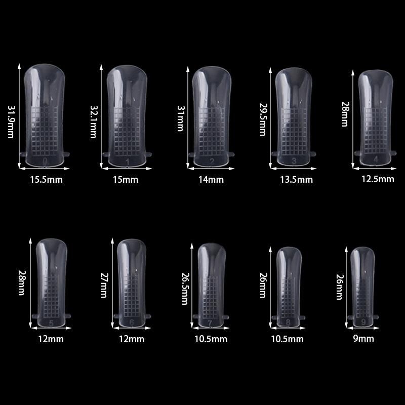 100 шт. полигель для ногтей, быстрое наращивание, наращивание пальцев, полигели, поддельные наконечники