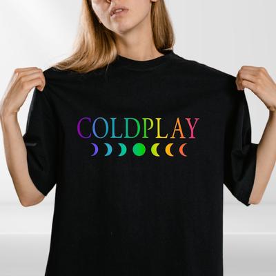 Футболка Coldplay Music Of The Spheres 2025 Мировой тур Концертная футболка Унисекс Топы Великобритания