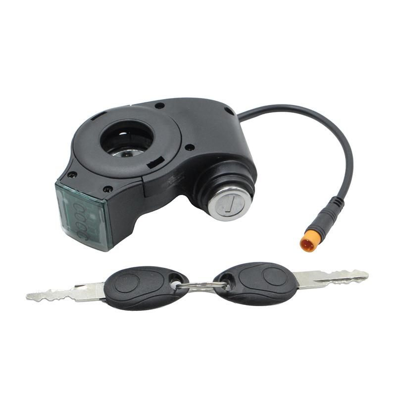Waterproof Electric Scooter Ignition Key Switch Lock, 3 Pin Plug for Electric Scooter Motorcycle Power Switch Lock Accessories