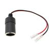 Power Socket, Cigarette Lighter Socket, For Connecting To Giboshi Terminals, Insulated Sleeve, 7.9 Inches (20 Cm), 12 V