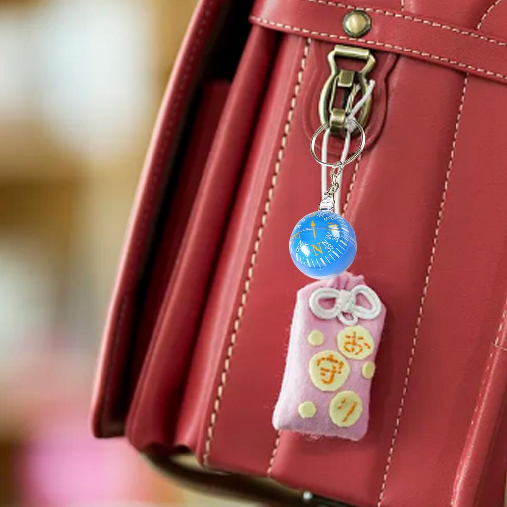 Portable Keyring Compass With Floating Dial Accessory for Hiking Camping Outdoor Survival and Travel Adventures