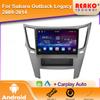 Навигация GPS Android Auto для Subaru Outback 4 Legacy 5 2009-2014 Carplay автомобильный видеоплеер 2din DVD мультимедийное головное устройство 2K BT