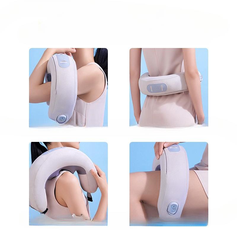 Multifunctional U-shaped Air Cushion Cervical Spine Massage Pillow Shoulder, Neck, Waist and Back Massager Neck Massager