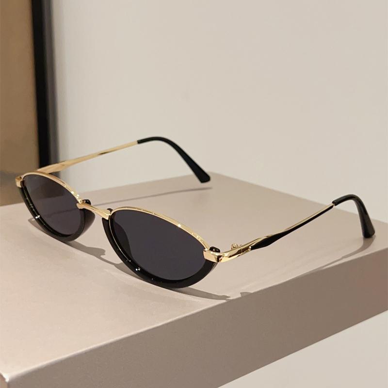 Овальные винтажные солнцезащитные очки женские стильные градиентные многоцветные повседневные декоративные солнцезащитные очки новый модный брендовый дизайн