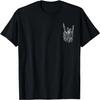 Рок Рука Футболка Скелет Рок-н-ролл Тяжелый Метал Рокерская Коза Футболка
