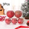 3 шт. модные елочные украшения подвесные кулон рождественские шары блестящие пайетки подвесные окна