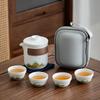 Coarse Pottery Travel Tea Set