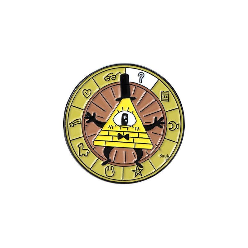 Креативные эмалевые броши из сплава с мультяшными персонажами