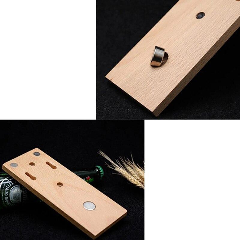 Открывалка для бутылок пива в форме черепа, магнит на холодильник, настенная деревянная открывалка для вина, ретро товары для домашнего бара и ресторана