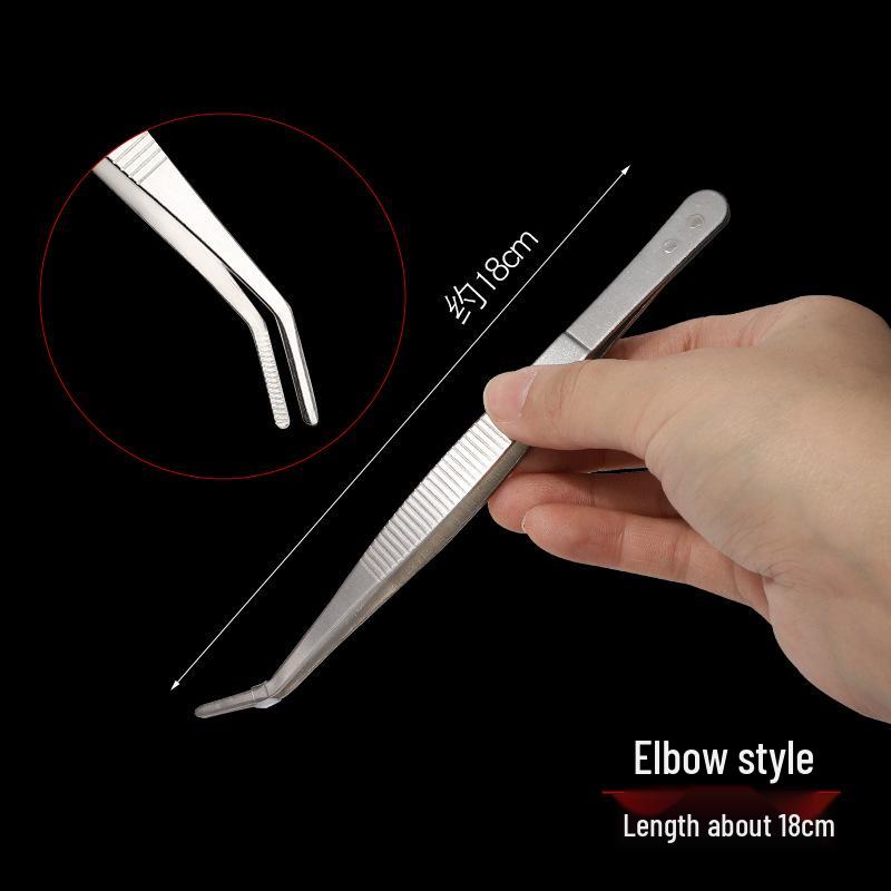 Нескользящий пинцет из нержавеющей стали для садоводства, аквариумов и суккулентов