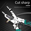 1шт Десять в одном электроинструмент плоскогубцы многофункциональные плоскогубцы для зачистки проводов остроносые плоскогубцы резка стальной проволоки электрические клещи Tiger
