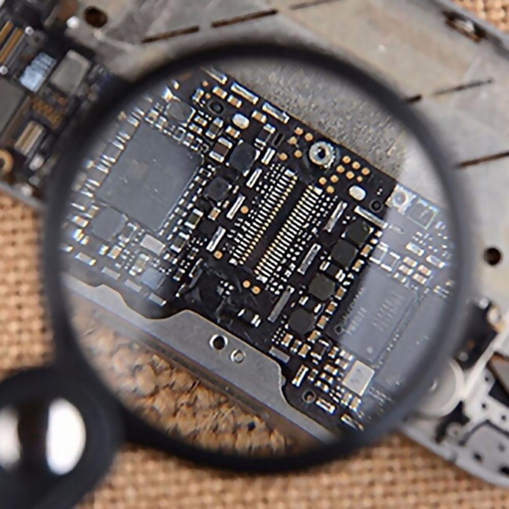 5X Мини Карманная Складная Лупа Увеличительное Стекло Линза Мягкий Чехол ARI