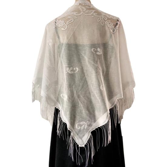 Солнцезащитный шарф, стильный тонкий сенсорный кружевной шаль, летний пляжный солнцезащитный шарф, шаль, женская шаль, женские аксессуары