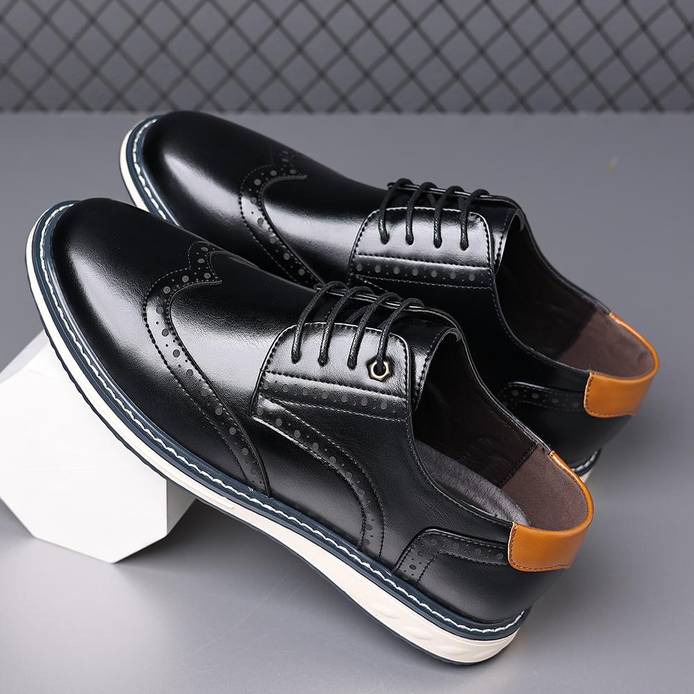 Fashion Fashion Men Casual Business Shoes Elegantes Man Formal Dress Footwear Classic Simple Business Shoes Outdoor Derby Shoes Sneakers