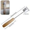 Stainless Steel Corn Peeler Long Handle Cob Stripper, Quick & Easy Kernel Remover for Kitchen BBQ Picnics