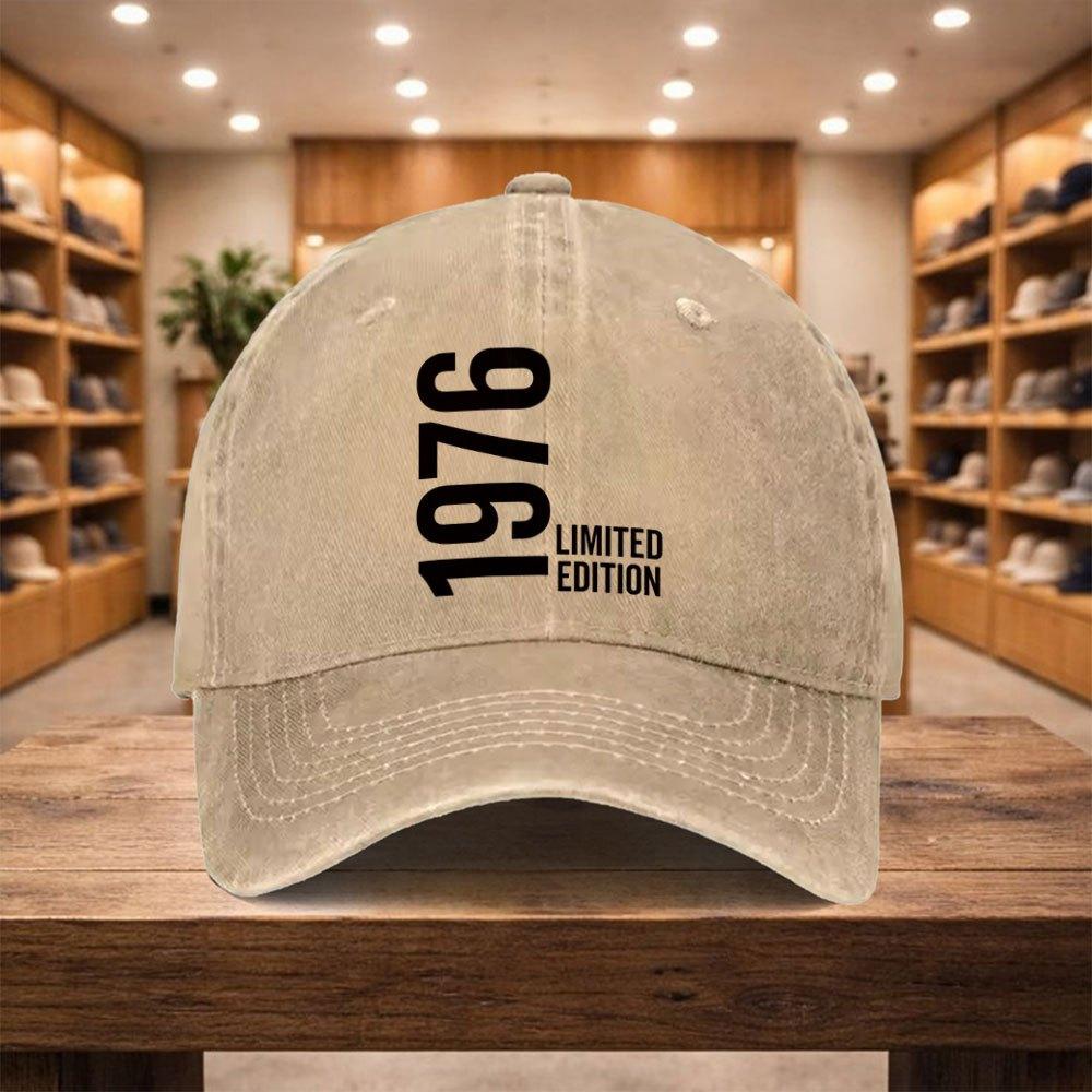 Limited Edition Baseball Cap Unisex Adjustable Casual Sports Hat for Vacation Travel Street Style