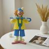 Статуя клоуна Настольное украшение Смола Художественные ремесла Декоративная фигурка Фигурка Скульптура для камина