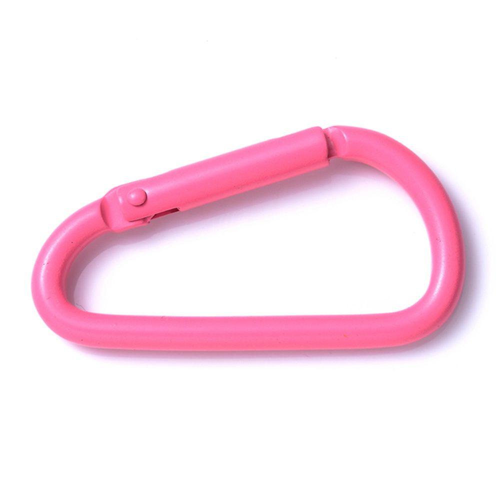 Safety Buckle Camping 45x24mm Making Jewelry Keychain Clip Carabiner Hook Key Ring D Carabiner