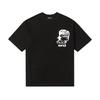 Vintage Letter Print T-Shirt Men Women Loose Fit Short Sleeve Cotton Tee