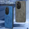 Luxury Matte Soft Leather Phone Case For Honor 200 Pro 400 Lite Bumper Protection Shockproof Magnetic Cover For Honor 400 Pro